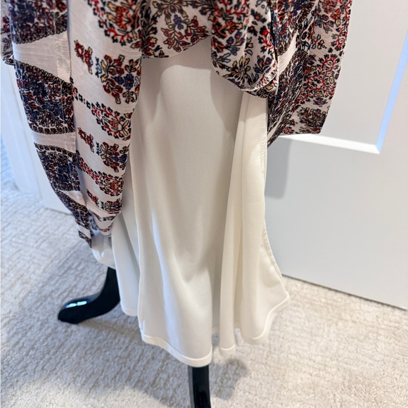 Banana Republic Black, Red, Brown Patterned Maxi Dress - Picture 6 of 7